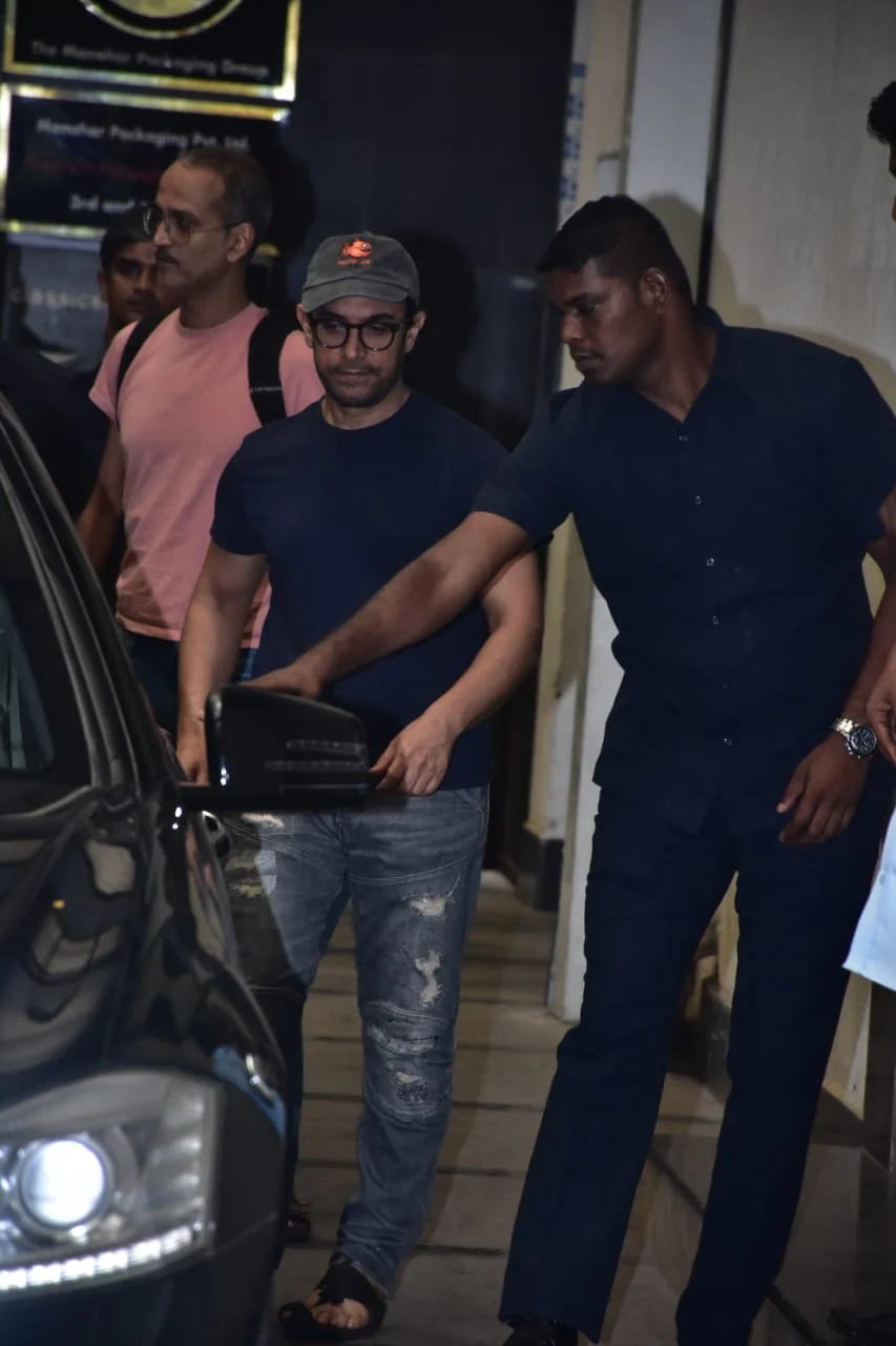 Aamir Khan and Kiran Rao attend meeting at Producers Guild for safer working culture (photo by Viral Bhayani)