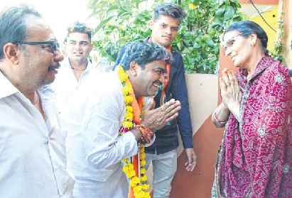 Congress candidate Sanjay Shukla