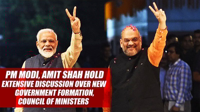 PM Modi, Amit Shah Hold Extensive Discussion Over New Government Formation, Council Of Ministers