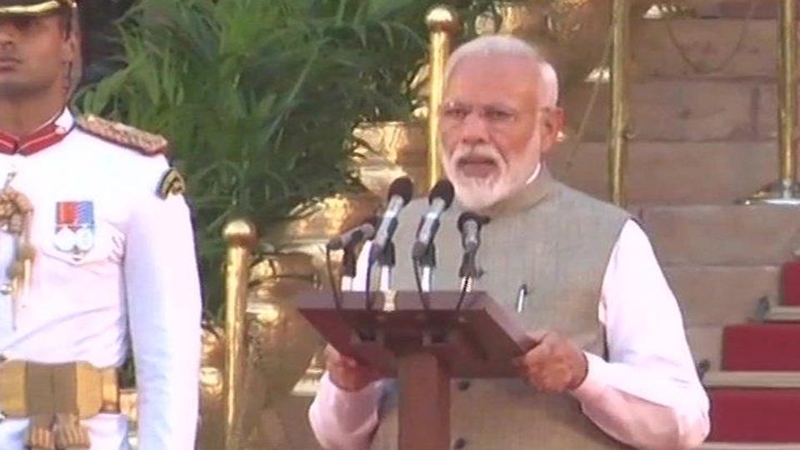 Modi takes oath as PM for second term