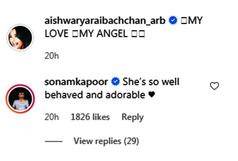 Aaradhya is so well-behaved: Sonam Kapoor lauds Aishwarya Rai Bachchan’s parenting skills