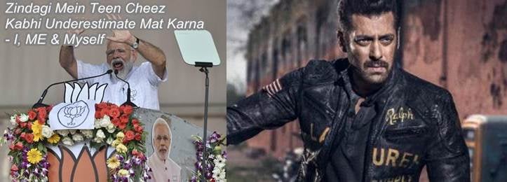 I, Me, Modi: How PM is invoking his inner SRK, Salman this elections