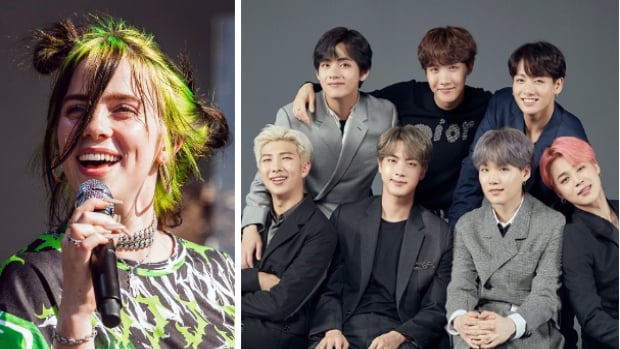 Variety names Billie Eilish 'Hitmaker of the Year'; K-Pop band BTS as