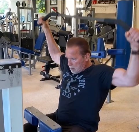 Meet Arnold Schwarzenegger�s workout companion