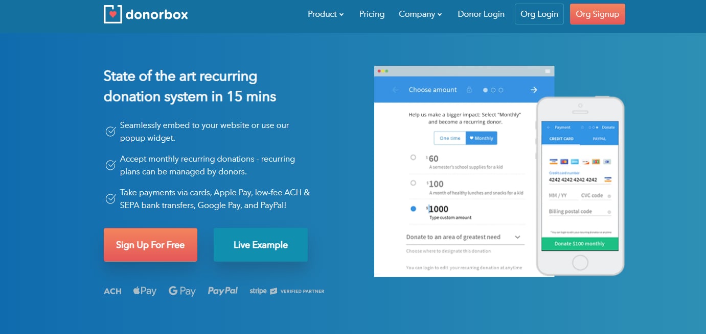 How Indian non-profit organizations accept donations through Donorbox
 | 