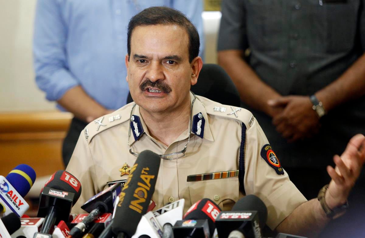 FIR registered against former Mumbai CP Param Bir Singh over cop's complaint | Photo by ANI