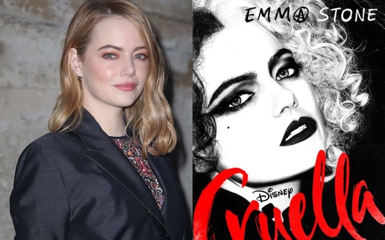 Emma Stone looks unrecognizable in the first 'Cruella' poster