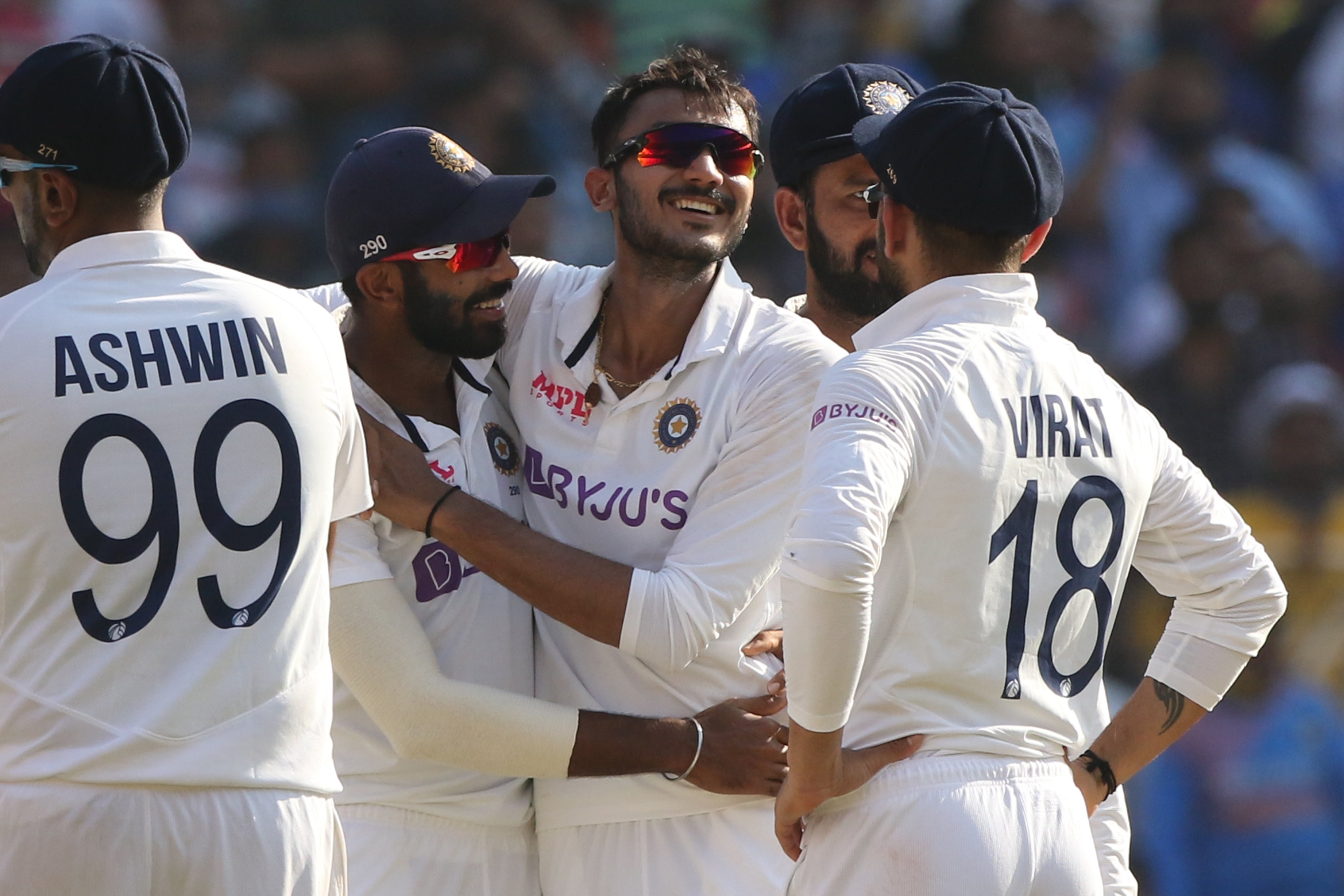 IND Vs ENG 3rd Test Axar Patel And R Ashwin Put Hosts On Top