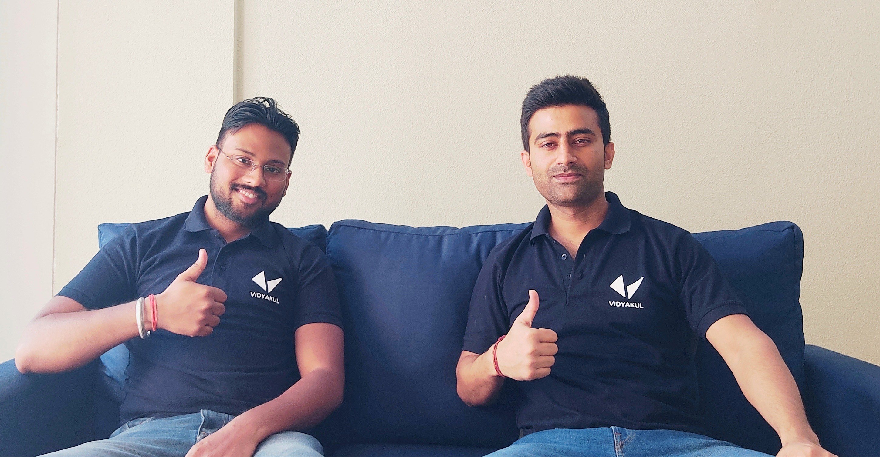 Vidyakul Co-Founders (left) Gaurav Singhvi , Tarun Saini | Vidyakul