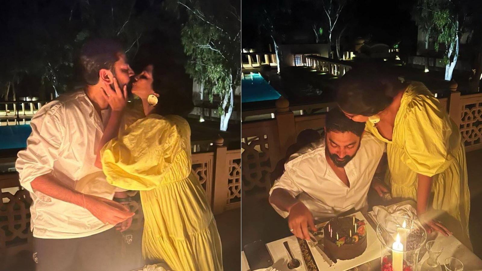 Photos: Rhea Kapoor shares romantic liplock with husband Karan Boolani, during intimate birthday celebration - Vimarsana News