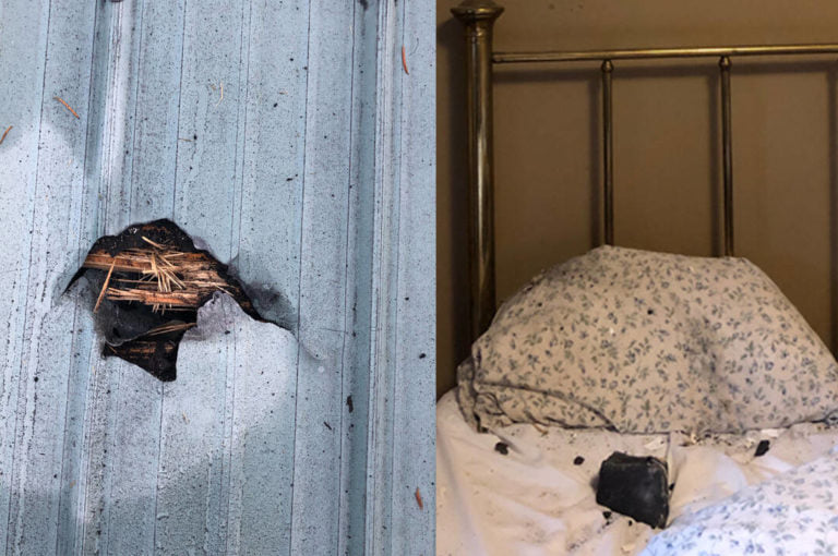 66- year old woman escapes death by inches as Meteorite crashes into her house; lands on her bed while asleep - Vimarsana News