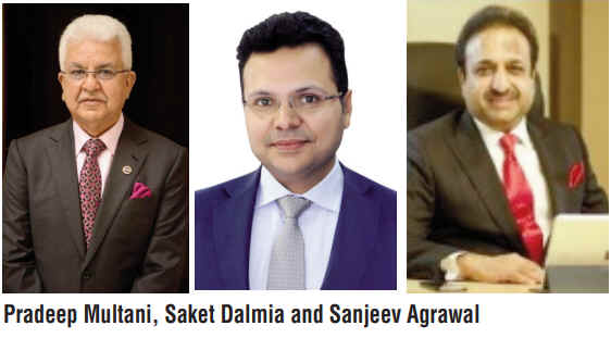 Pradeep Multani, Saket Dalmia and Sanjeev Agrawal have respectively taken over as President, Sr. Vice President and Vice President of the PHD Chamber of Commerce & Industry - Vimarsana News