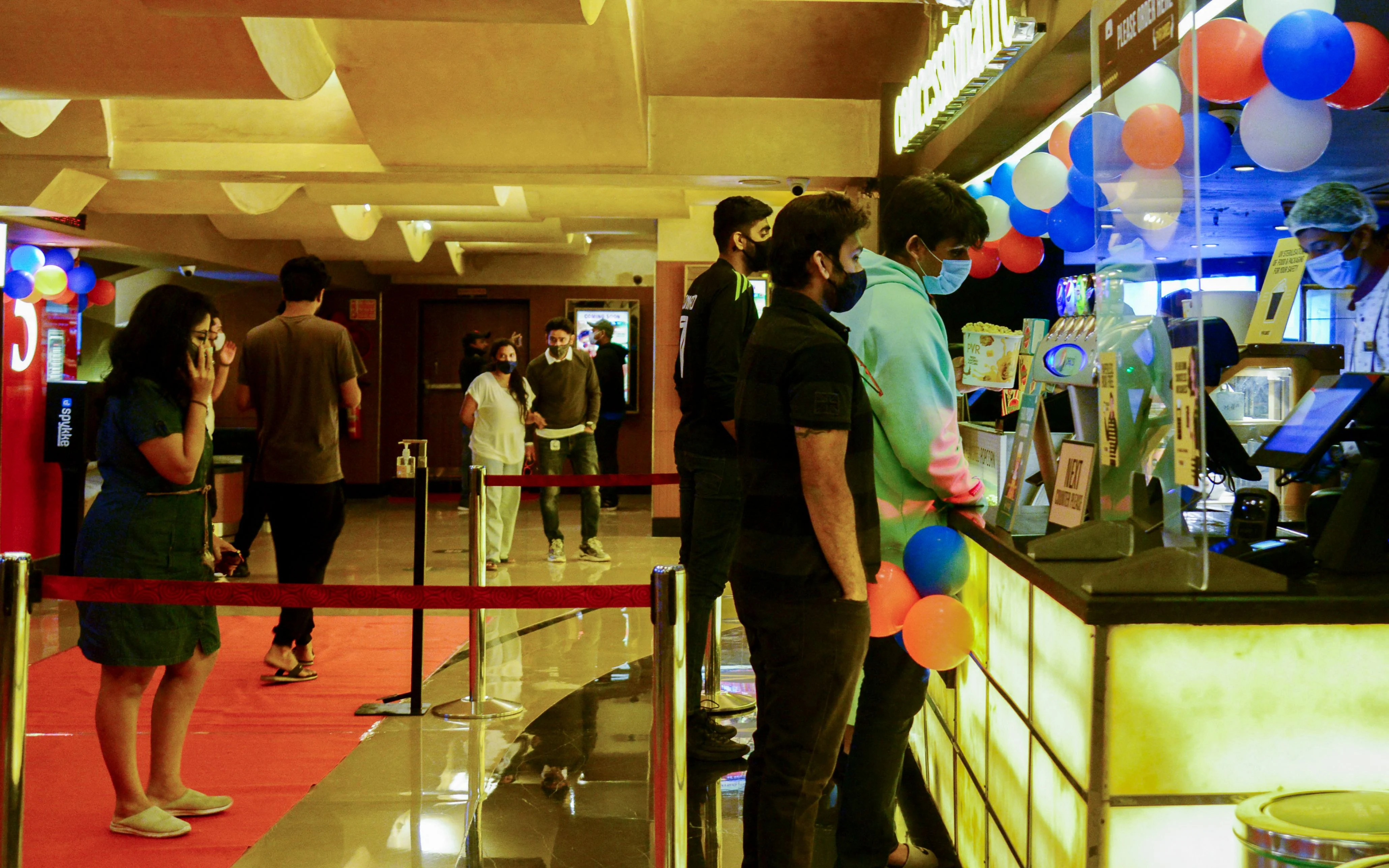 A majority of multiplexes commenced operations during the day