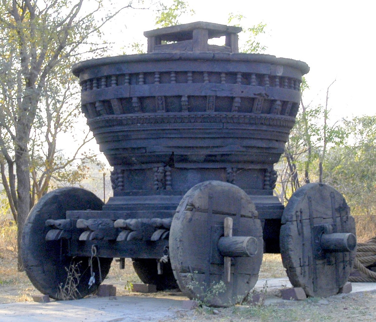 Madhya Pradesh: Temple chariot of Karnataka at IGRMS - Vimarsana News