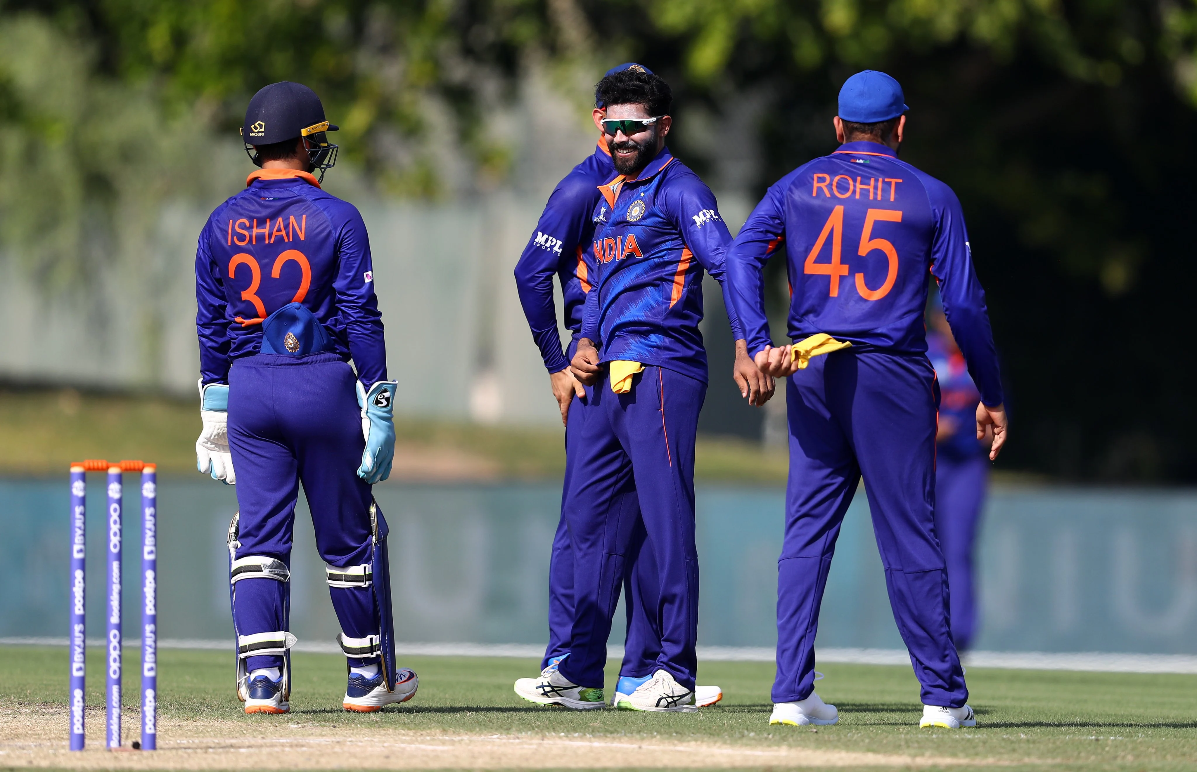 India during the T20 World Cup warm-up match.
