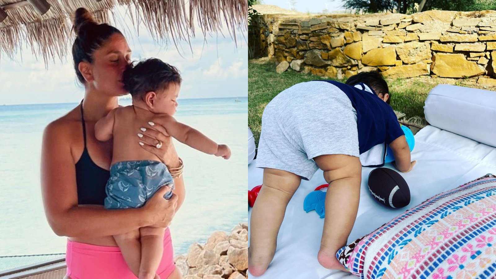 Kareena Kapoor Khan shares adorable photo of 8-months-old son Jeh doing 'yoga' during Jaisalmer vacation - Vimarsana News