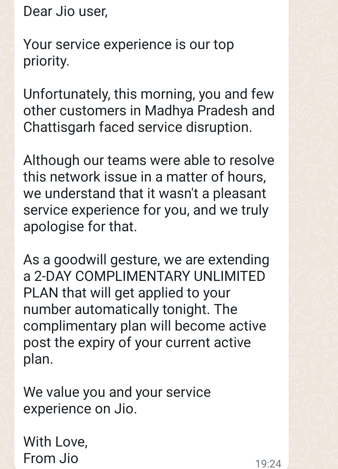 Madhya Pradesh: Own Jio mobile network springs to life after 8 hours - Vimarsana News