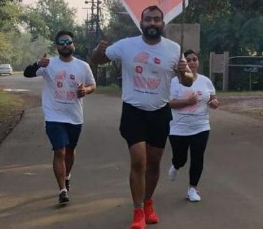 450 people from Madhya Pradesh run for clean, healthy India - Vimarsana News
