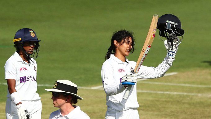 'Goddess of offside': Netizens sing praises as #SmritiMandhana becomes first Indian woman to score test century in Australia - Vimarsana News