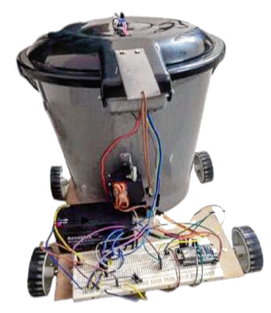 Indore: Cleanest city's teacher, students secure patent for Smart Dustbin - Vimarsana News