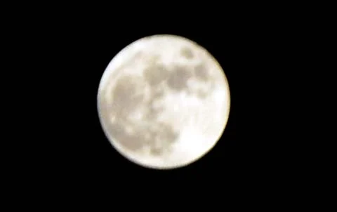 A view of full Moon during Sharad Purnima in Bhopal on Wednesday.