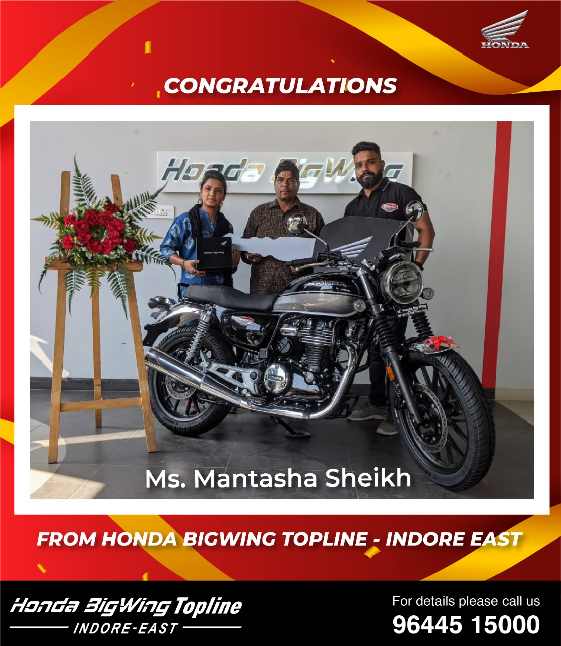 Madhya Pradesh: Customers lapping up highness CB350 bike - Vimarsana News