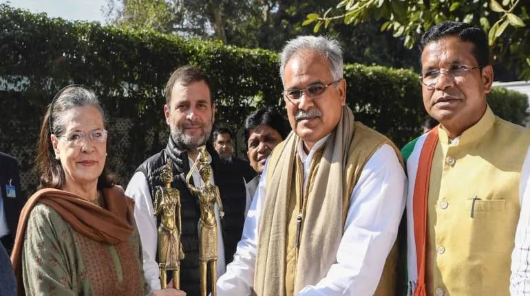 Congress makes organisational changes in Chhattisgarh, appoints new chiefs in four districts - Vimarsana News