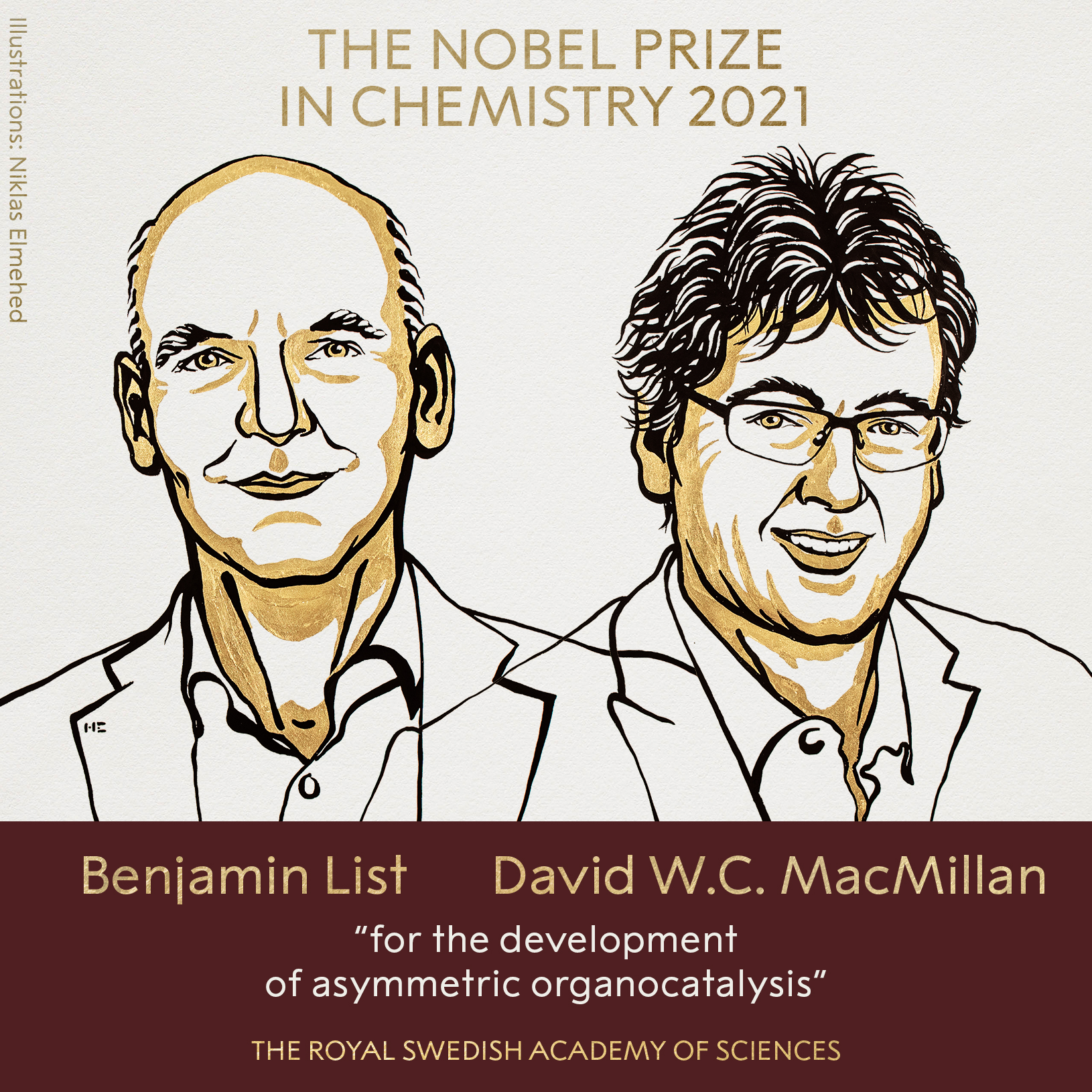 Benjamin List and David WC MacMillan win 2021 Nobel Prize in Chemistry - Vimarsana News