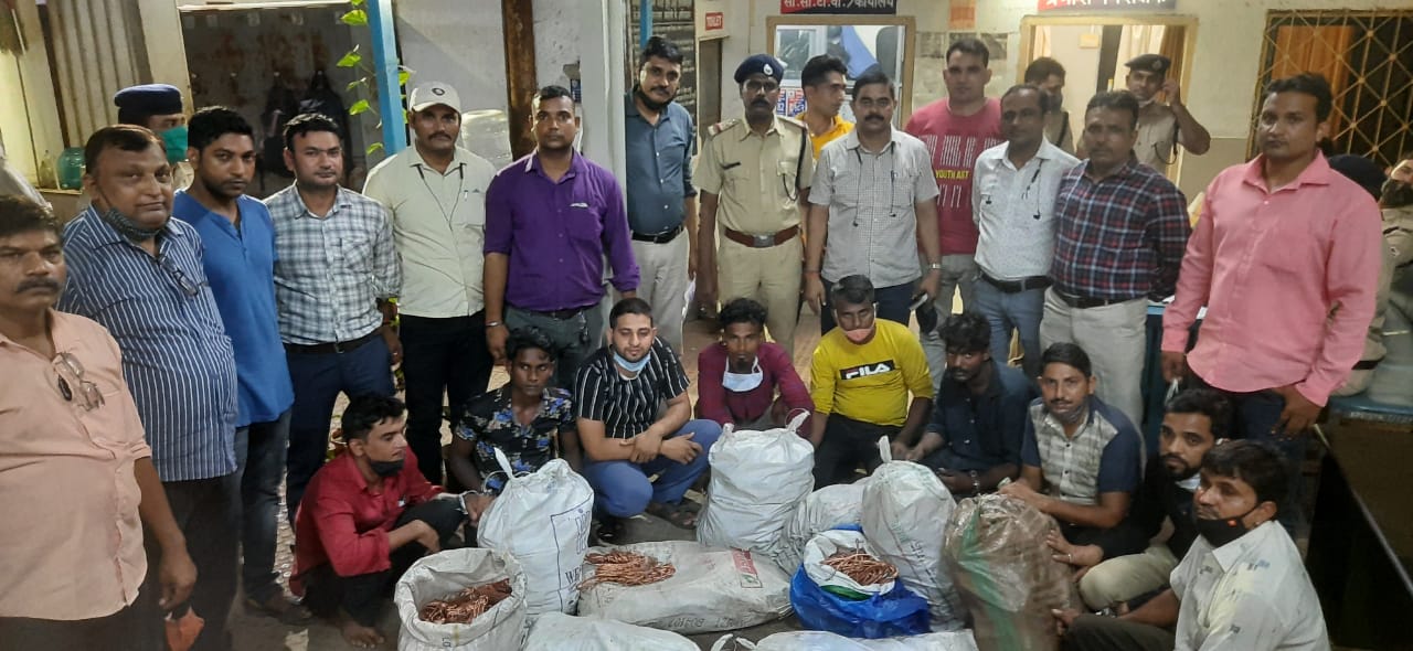 Railways detects mega copper wire theft, 29 held - Vimarsana News