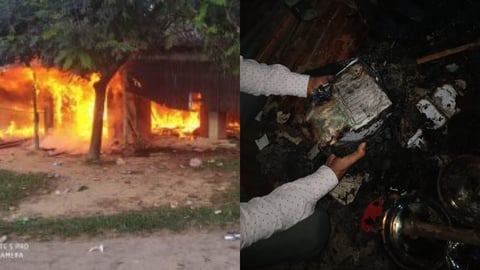 Tripura is another victim of the majority's persecution Disturbing visuals surface on Twitter as mosque vandalised, shops torched during VHP rally in Tripura