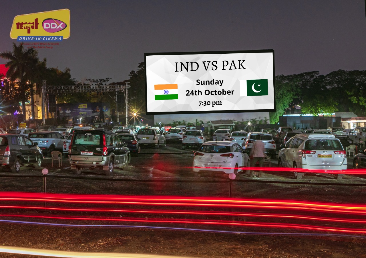 Sunday blockbuster: India-Pak match live streaming at drive-in cinema in Bhopal - Vimarsana News