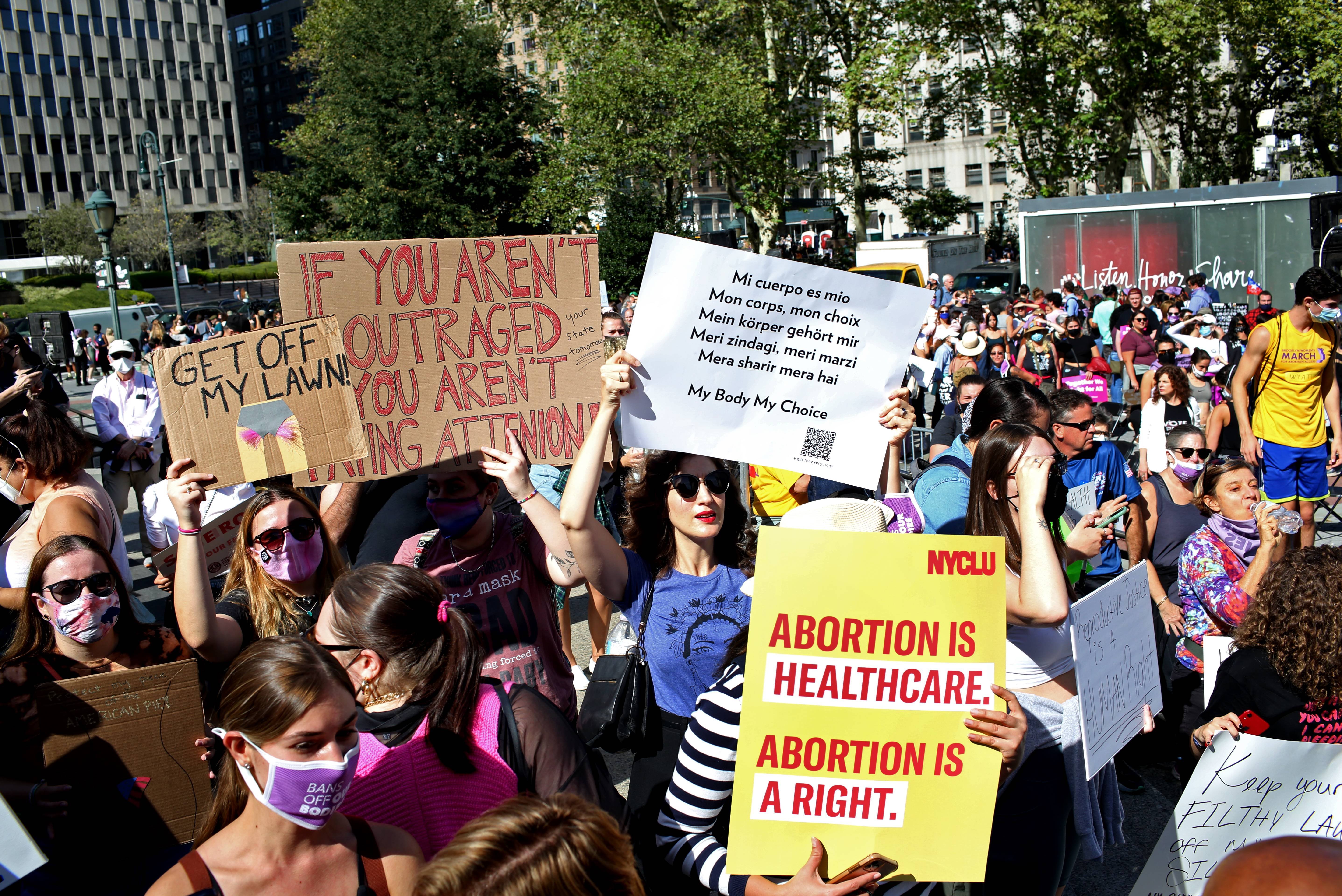Texas Abortion law triggers massive stir - Vimarsana News