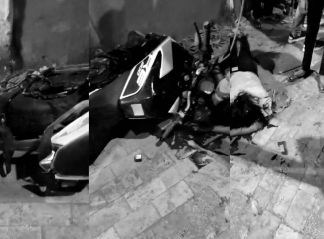 Madhya Pradesh: Speeding bike hits wall, girl flies away from it, bumps into wall fencing, dies - Vimarsana News