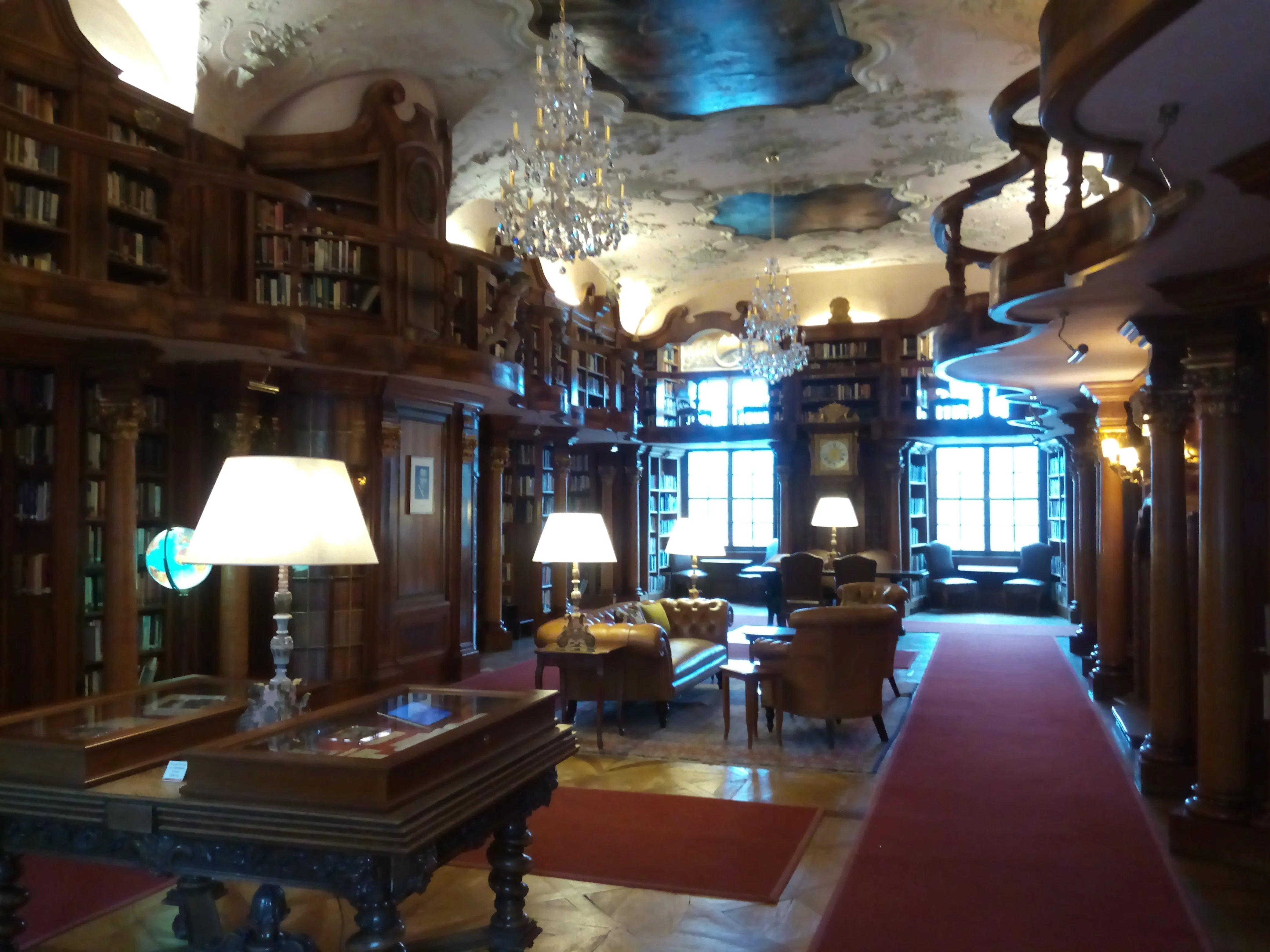 Library at the Schloss Leopoldskron