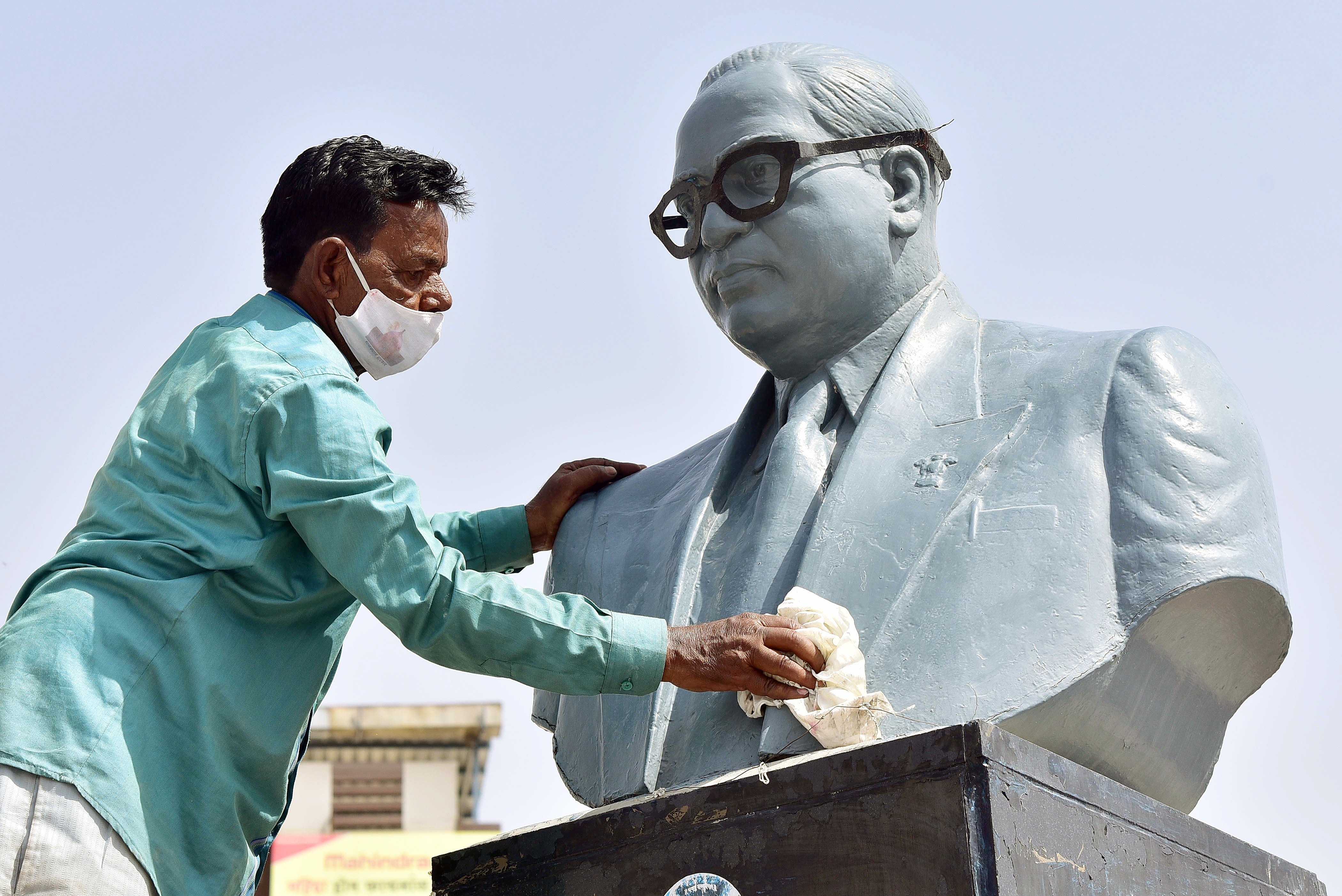 Uttar Pradesh: Tension in Khanpur village after Ambedkar statue found desecrated - Vimarsana News