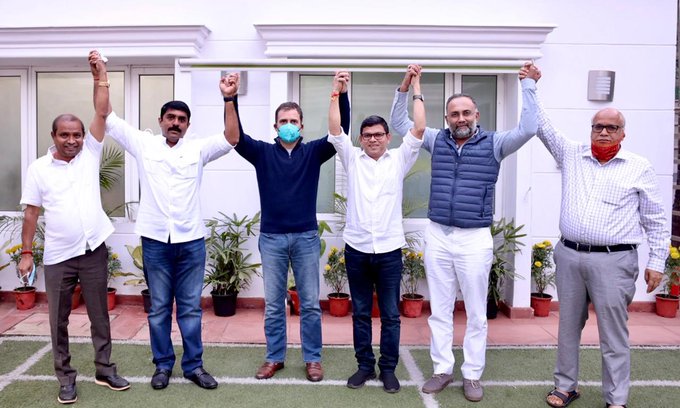 Goa Forward Party MLAs meet Rahul Gandhi, fixes alliance with Congress ahead of 2022 Goa assembly elections - Vimarsana News