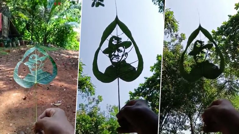 Watch: Artist pays tributes to CDS General Bipin Rawat with leaf art - Vimarsana News