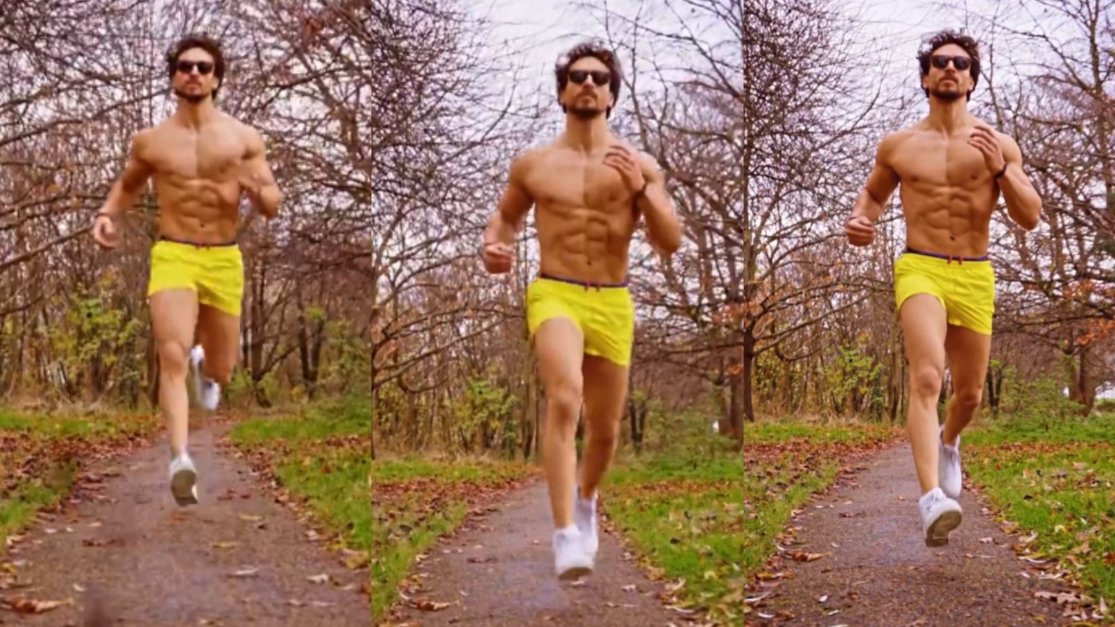 Watch: Tiger Shroff goes shirtless for a run at -1 degree; rumoured GF Disha Patani drops THIS comment - Vimarsana News