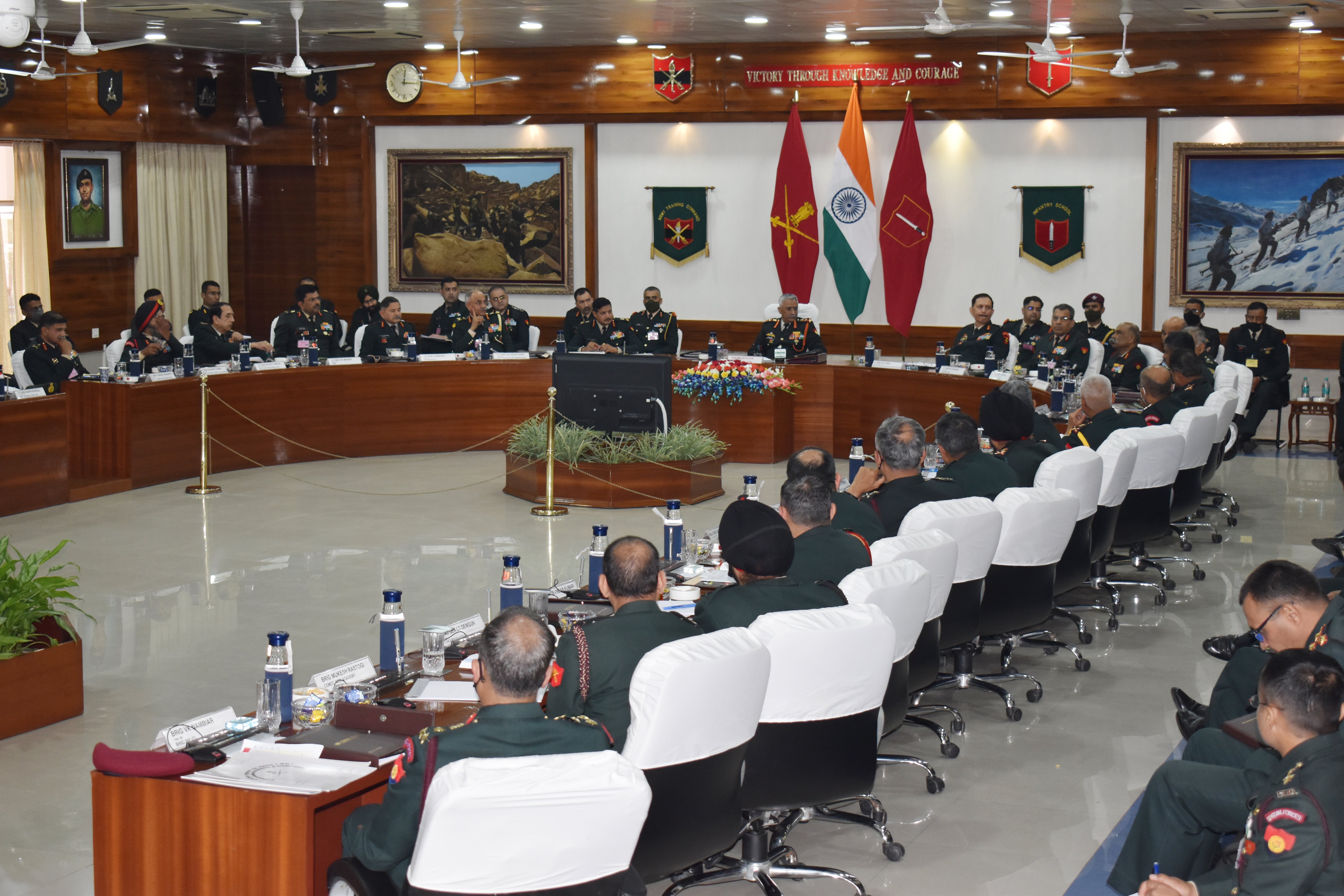 Indore: Infantry issues discussed threadbare to reach logical conclusions - Vimarsana News