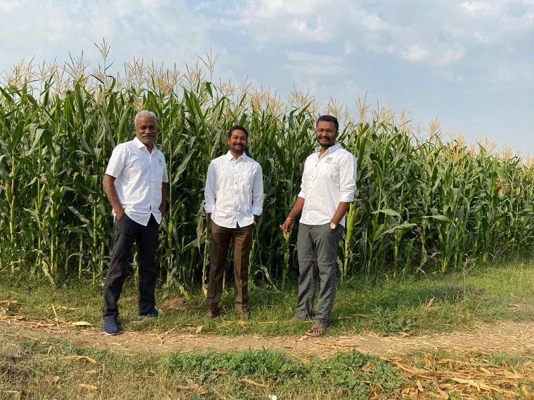 Founders of SAGO — (from left to right) Chandrasekhar, Saikiran and Anurag