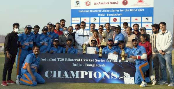 Bhopal: India clean sweep T20 series 3-0 India-Bangladesh Bilateral series for Blind - Vimarsana News