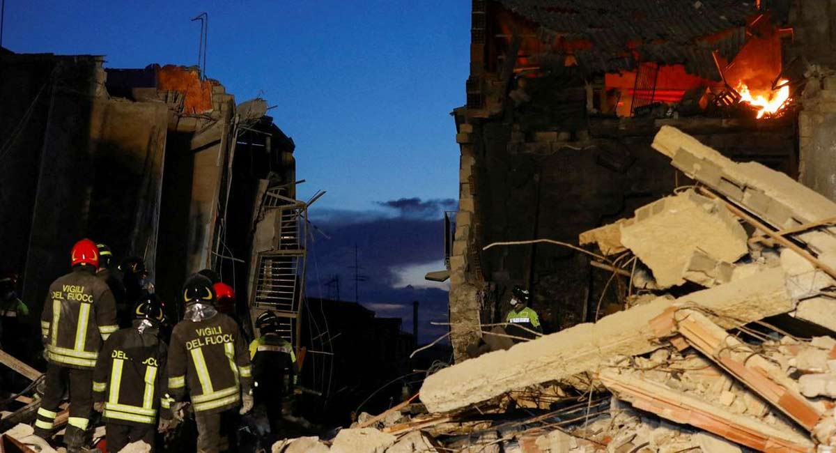 Italy: 3 killed, at least 6 missing after building collapses in Sicilian town of Ravanusa causing gas explosion - Vimarsana News