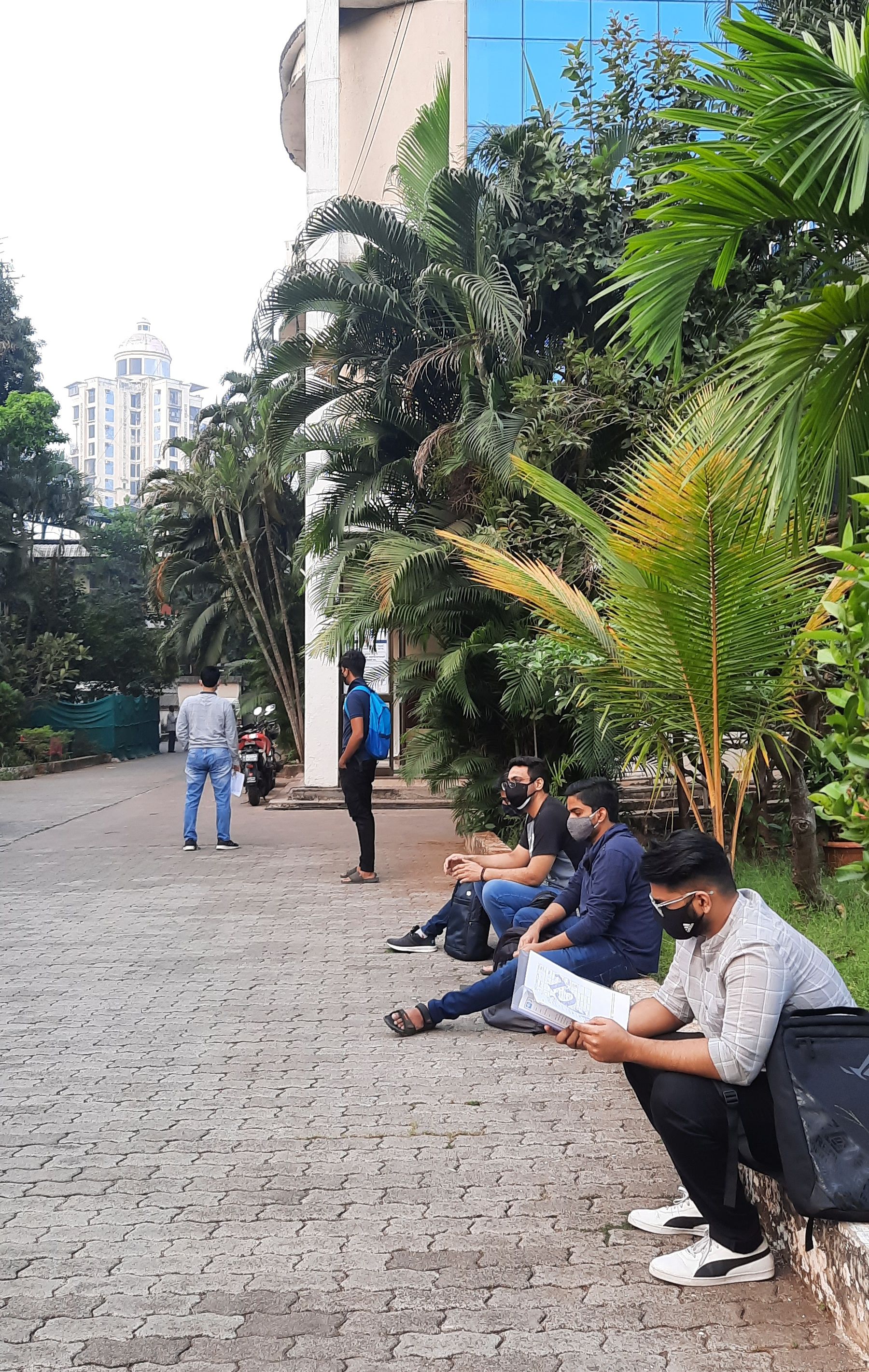 Candidates who had gathered at the centres said they were looking forward to the paper