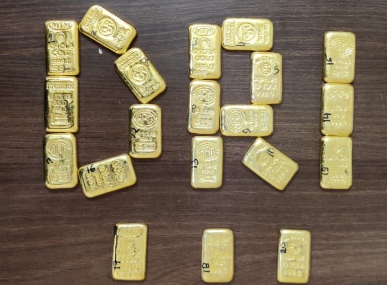 Indore: DRI arrests one person in connection with gold smuggling, seizes gold worth Rs 1.65 Crore - Vimarsana News