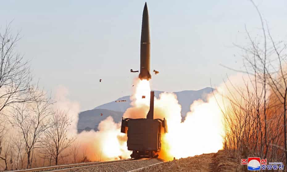 North Korea test-fires railway-borne ballistic missile despite sanctions by Biden administration - Vimarsana News