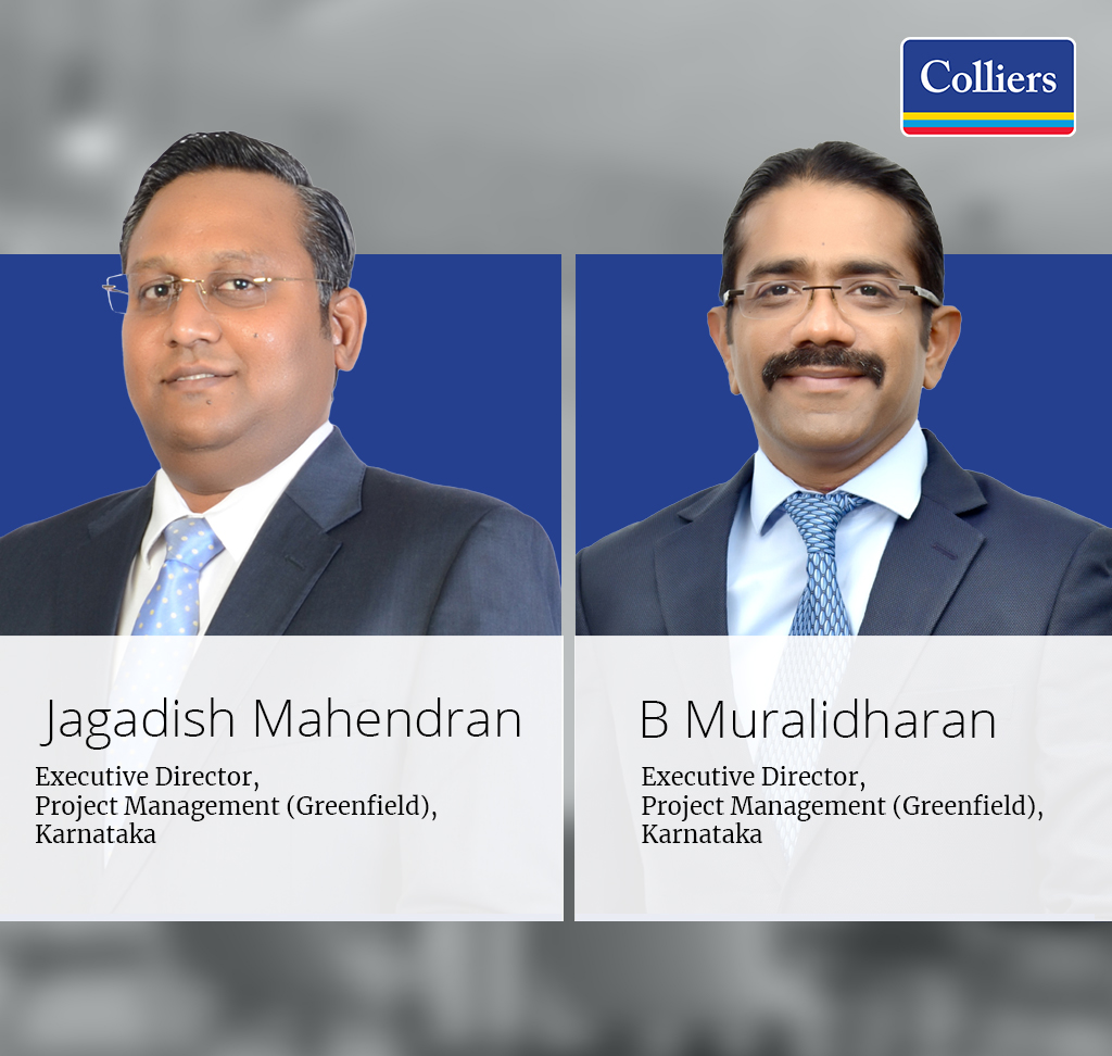 Colliers hires two senior industry leaders; to strengthen India's Project Management capability - Vimarsana News
