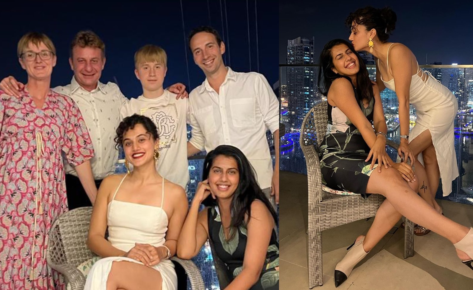 Taapsee Pannu rings in New Year with boyfriend Mathias Boe and family - Vimarsana News
