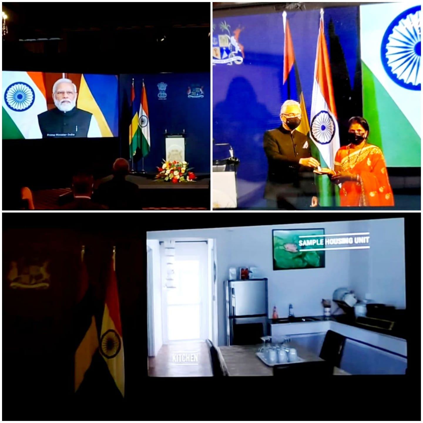 Indian and Mauritian PM jointly inaugurates NBCC Built Social Housing Units project in Mauritius - Vimarsana News