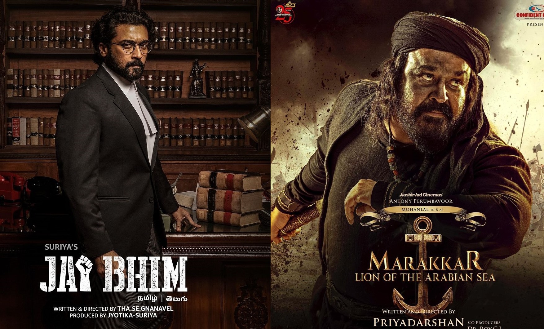 Tamil film 'Jai Bhim', Malayalam period drama 'Marakkar' make it to Oscars 2022 'submission list' - Vimarsana News