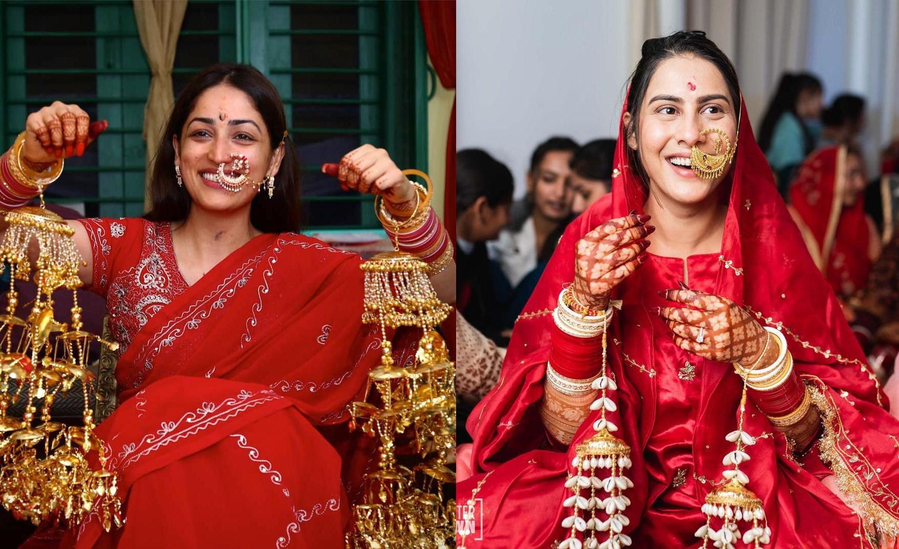 Yami Gautam reacts after Sheetal Thakur shares Himachali bride look from wedding with Vikrant Massey - Vimarsana News